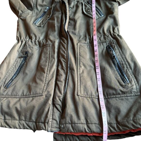 Steve Madden Women's Cotton Anorak with Zip Pockets- Size Medium - Picture 16 of 16